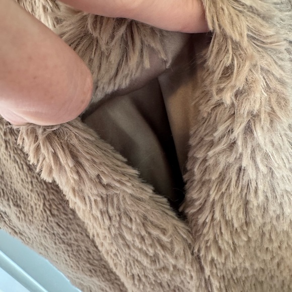 Kenneth Cole Tan Teddy Jacket Classic Style Size M - Picture 3 of 10